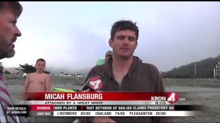 Kayaker Survives Shark Attack in Pacifica [upl. by Waine712]