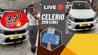 LIVE ğŸ›‘  Celerio2019 CNG  25 LAKH ONLYğŸ”¥ CMS  ğŸ“± 8097375757 8097376767 ChadhaMotorSalesCMS [upl. by Rexer]