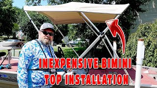 Installing Bimini Top on Bass Boat [upl. by Donna]