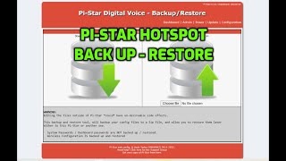 PISTAR BACK UP  RESTORE Jumbo Hotspot [upl. by Decca117]