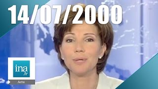 20h France 2 du 14 juillet 2000  Défilé du 1407  Archive INA [upl. by Lalib]