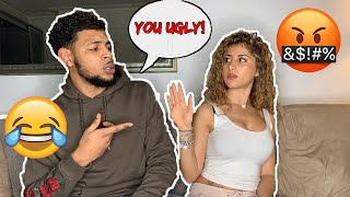 CALLING MY GIRLFRIEND UGLY PRANK SHE GETS VERY MAD [upl. by Zephaniah]