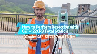 How to Perform Resection with GET 122CR8 Total Station [upl. by Billen]