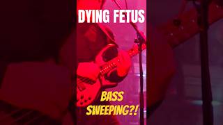 SWEEPPICKING on BASS Dying Fetus Style 🤘 metal [upl. by Aleihs539]