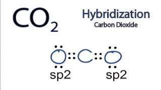 CO2 Hybridization Hybrid Orbitals for CO2 [upl. by Annairda]