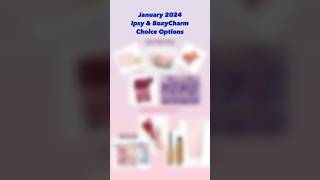 JANUARY 2024 BOXYCHARM amp IPSY CHOICE OPTIONS amp GLAM BAG DESIGN • Spoilers amp Sneak Peeks  Viruzzzka [upl. by Larimer136]