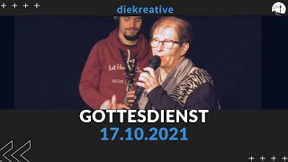 Gottesdienst  diekreative  17102021 [upl. by Aniraz]