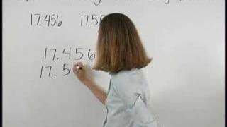 Comparing Decimals  MathHelpcom  Pre Algebra Help [upl. by Jordison866]