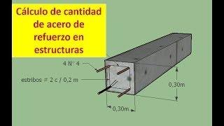 Como Calcular Cantidades de Acero en Estructuras [upl. by Aniar]