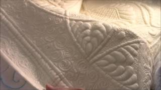 Wholecloth Trapunto Part 4  Quilting the Background [upl. by Hoes]