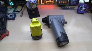 JetBlower with 12V High Speed Brushless Motor  3 Phase BLDC Driver Ryobi Battery by Hayri Part2 [upl. by Mount]