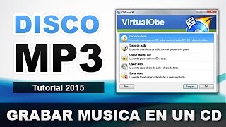 COMO GRABAR UN DISCO MP3  GRABAR UN CD DE MUSICA MP3 EN WINDOWS XP7810 [upl. by Kristan]