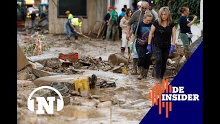 Vlamingen in Malaga getuigen quotOp een half uur steeg het water bijna 4 meter Levensgevaarlijkquot [upl. by Atniuqal483]