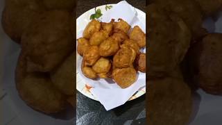 Gulgule recipe recipe breskfast food brackfast indianfood cooking indiansnack [upl. by Odrautse176]