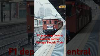 Ref Set F1 departing Central Station running Santa’s Vintage Electric Train [upl. by Maximilien763]