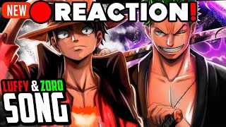 LUFFY AND ZORO RAP SONG  Supernova  GameboyJones x Geno Five One Piece AMV REACTION [upl. by Shanan483]