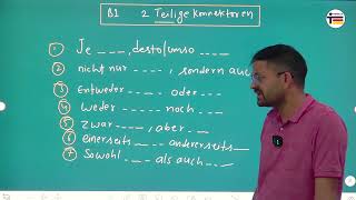 Alle Doppelkonjunktionen  Zweiteilige Konnektoren explained in Hindi  B1 B2 Deutscche Grammatik [upl. by Catharine]