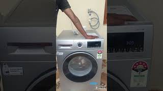 Bosch washing Machine demo in Telugu [upl. by Elah182]