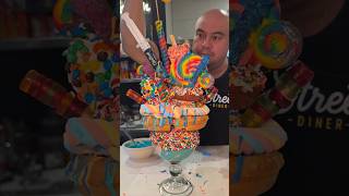 The OMG BIRTHDAY BOWL from Elm Street Diner in Stamford CT 🍦 INSANE WHO’S HUNGRY DEVOURPOWER [upl. by Mohamed]