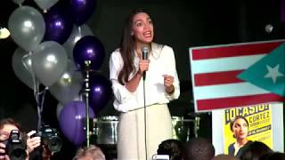 Alexandria OcasioCortez Victory Speech [upl. by Cornelius]