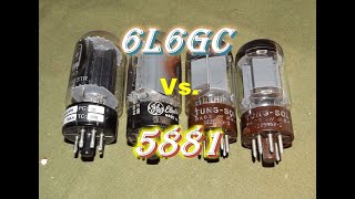 GE 6L6GC vs TUNG SOL 5881 Vintage Tube Comparison You make the call [upl. by Eisnyl]