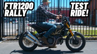 Indian FTR 1200 Rally Test Ride Review [upl. by Dorcus742]