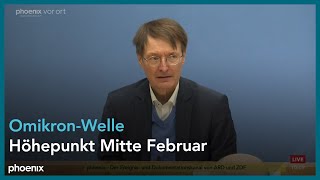 BPK Lauterbach RKIChef Wieler und zur aktuellen CoronaLage [upl. by Yerffoj]