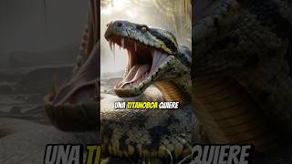 Una Titanoboa Quiere Matarte🐍Tienes 1000 Para Armar Tu Defensa dinosaurios shorts [upl. by Ennazus]