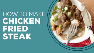 Blast from the Past Chicken Fried Steak Recipe  Comfort Food Recipes for Dinner [upl. by Ydollem]