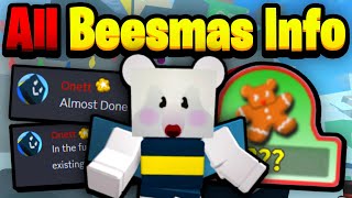 ALL BEESMAS RELEASE INFO  Bee Swarm Simulator Update [upl. by Eendys]