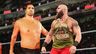 Great Khali vs Braun Strowman Match [upl. by Hanforrd180]