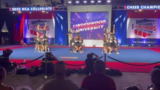 LINDENWOOD UNIVERSITY SMALL COED INTERMEDIATE DII FINALS NCA NATIONALS 2023 [upl. by Knowling]