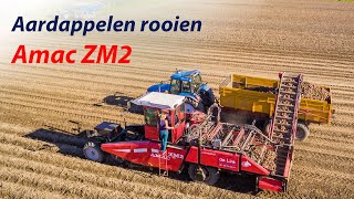 Aardappelen rooien  Amac ZM2 [upl. by Necila959]