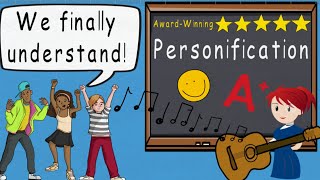 Personification Figurative Language Song by Melissa  Award Winning Song Video [upl. by Maidel]