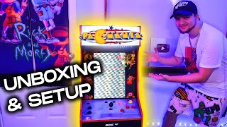 Arcade1Up PAC Mania Deluxe Unboxing amp Setup [upl. by Atsyrt]