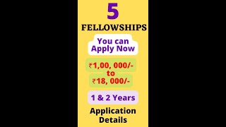 5 Fellowships You Can Apply Now  Get the Details to Apply [upl. by Centeno926]