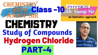 icse chemistry Hydrogen chloride part 4 [upl. by Grounds]