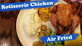 Power AirFryer Oven  Rotisserie Chicken and Cornish Hens [upl. by Barvick]