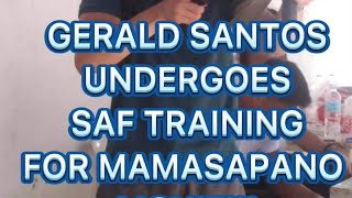 Gerald Santos undergoes SAF TRAINING for MAMASAPANO MOVIE [upl. by Llednahc419]