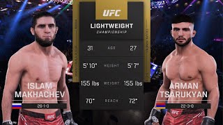 Full fight UFC 311 Islam Makhachev vs Arman Tsarukyan [upl. by Codie777]