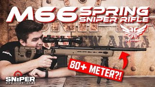 80 Meter für nur 279 Euro DOUBLE EAGLE M66 SNIPER RIFLE AIRSOFT [upl. by Yrallih106]