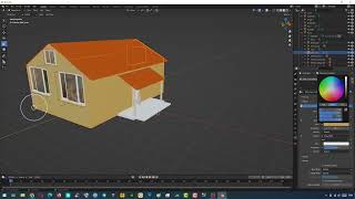 How to make a simple house in Blender using Archimesh [upl. by Renelle815]