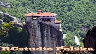 Meteory Meteora Μετέωρα Greek meteors Grecja monasteries [upl. by Issi]