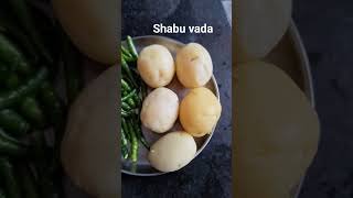 shabu Vada recipe fast food shabudana shorts [upl. by Anallise]