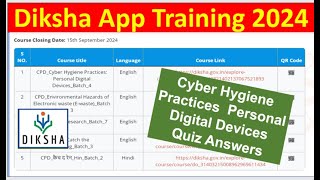 NEW MODULE  Cyber Hygiene Practices  Personal Digital Devices  Quiz Answers [upl. by Kilmarx]