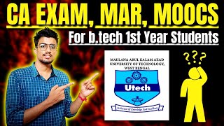 Passing Marks in CA Exam MAR MOOCS for Btech 1st Semester🔥😱 makaut 1stsemester mar moocs [upl. by Ecinrev]