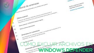 Cómo AÑADIR EXCLUSIONES en Windows Defender 2021 Archivos Carpetas Programas [upl. by Ternan]