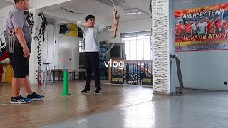 Vlog Archery Training at Benel Archery  Philippines [upl. by Hgielek]