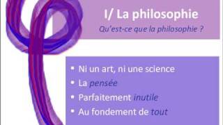 Cours de Philo  La Philosophie p1 [upl. by Nerine123]