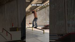 UNREAL SWITCH UP TRICK ON SKATES blading trick skating [upl. by Aremaj]